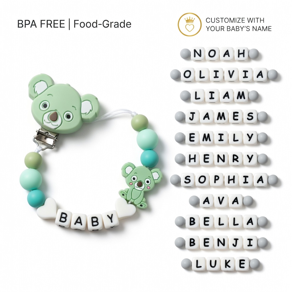 Baby Products Moisturizer - Silicone Baby Pacifier Clip Teething Chain