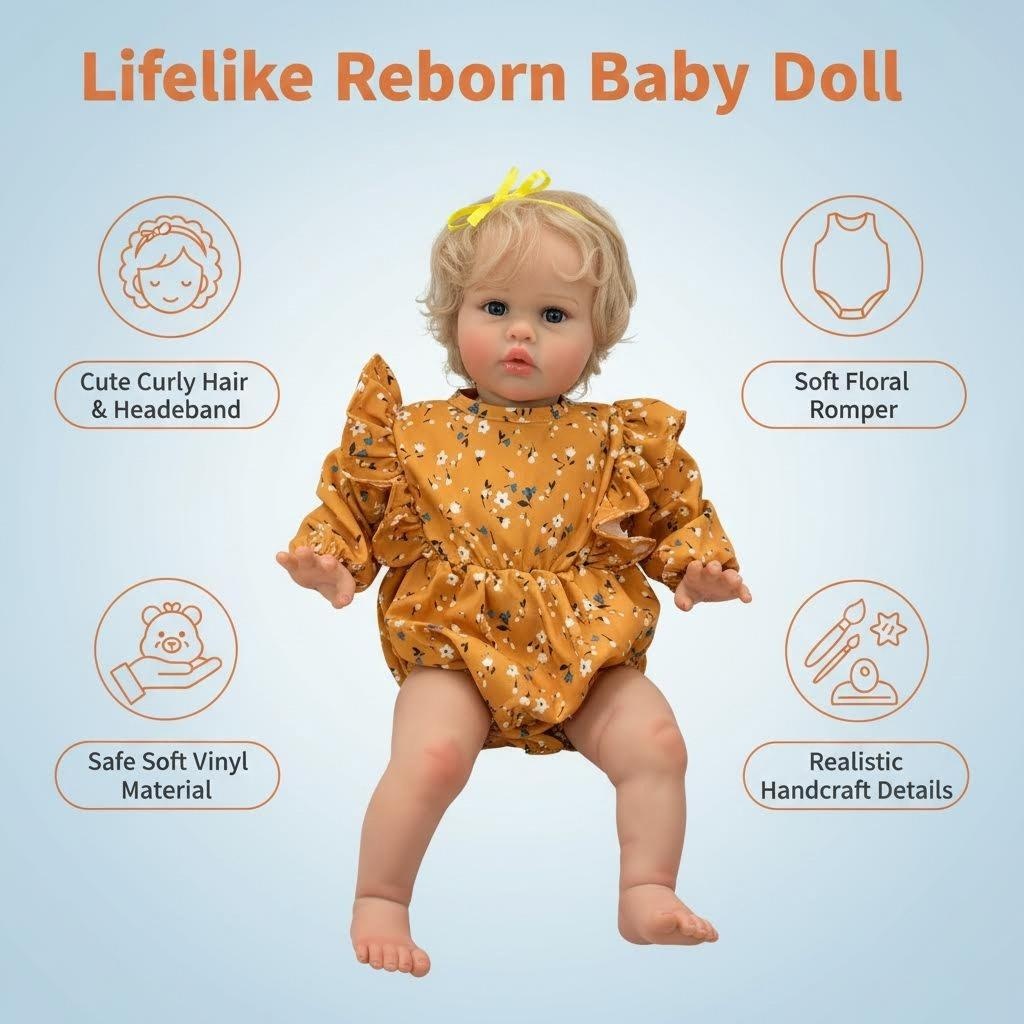 60cm Reborn Ellie Realistic Ba - Baby Products For Skin recension och pris