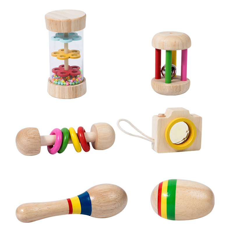 6pcs Early Educational Baby Ra - Baby Rattle Toy Set recension och pris