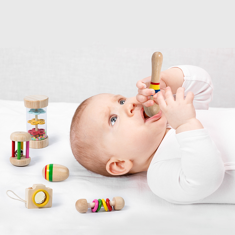 6pcs Early Educational Baby Ra - Baby Rattle Toy Set recension och pris