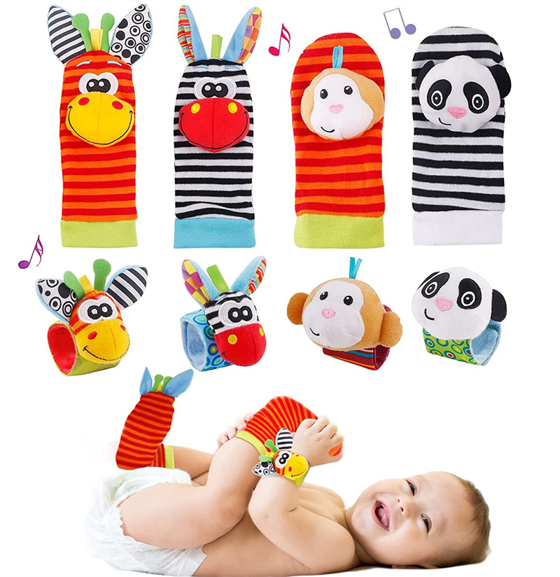 Baby Socks Rattle Toys for Bab - Baby Rattle Toy Set recension och pris
