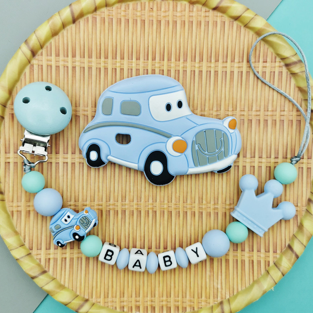Custom English Russian Letter  - Baby Pacifier Clip recension och pris