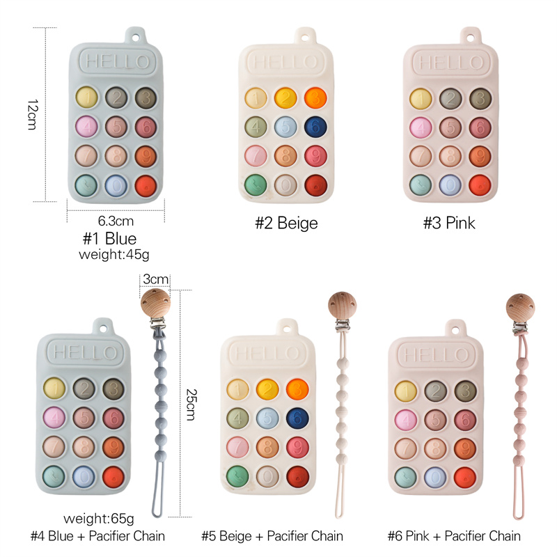 Baby Silicone Cell Phone Teeth - Baby Products Clicks recension och pris