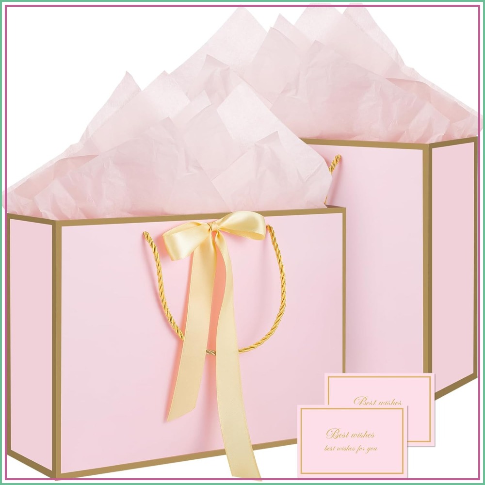 Pink Gift Bags with Handles, 1 - Baby Products Gift Card recension och pris