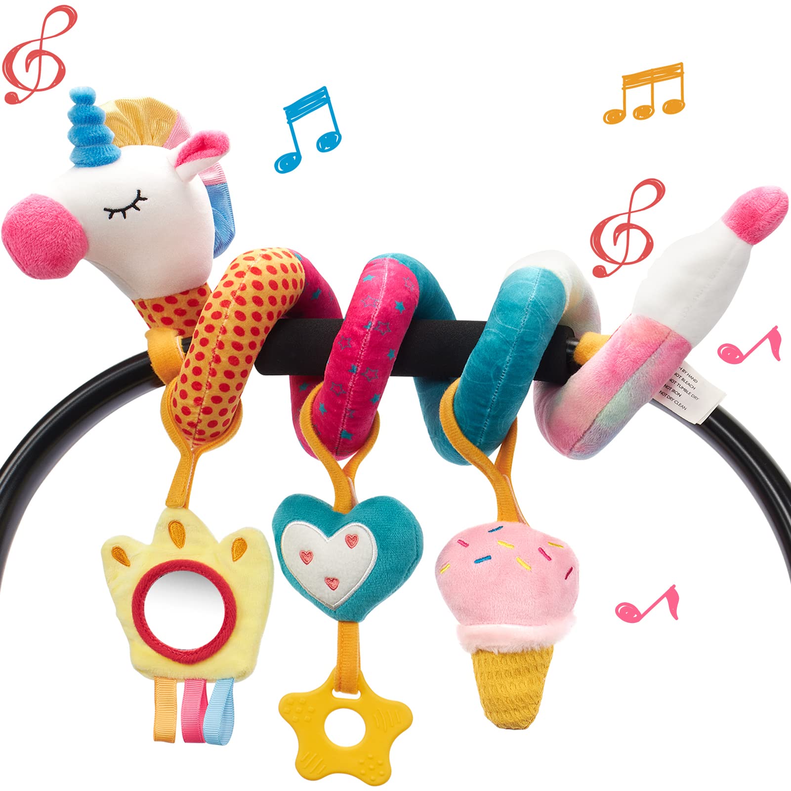 Car Seat Toys for Babies Rattl - Baby Rattle Toy Set recension och pris